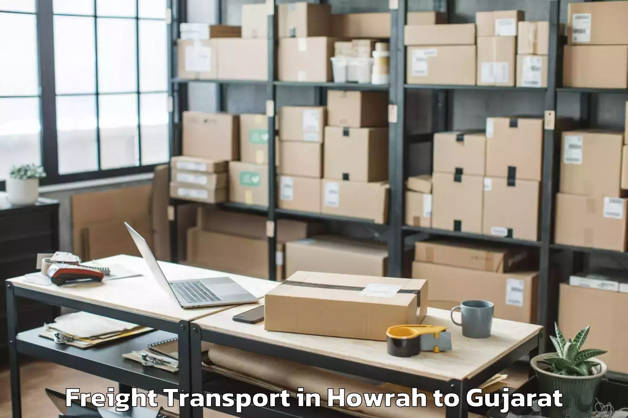 Book Your Howrah to Kharod Freight Transport Today